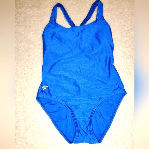 Speedo Other - 0059. EUC ~ Speedo~ Modest Leg & Bust ~ Racerback ~ Excellent Cond.~ Ocean Blue!